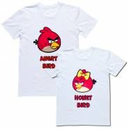 Парные футболки "ANGRY bird & HONEY bird"